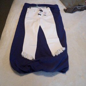 WHITE SORIA JEANS ( ROSA) SIZE 4